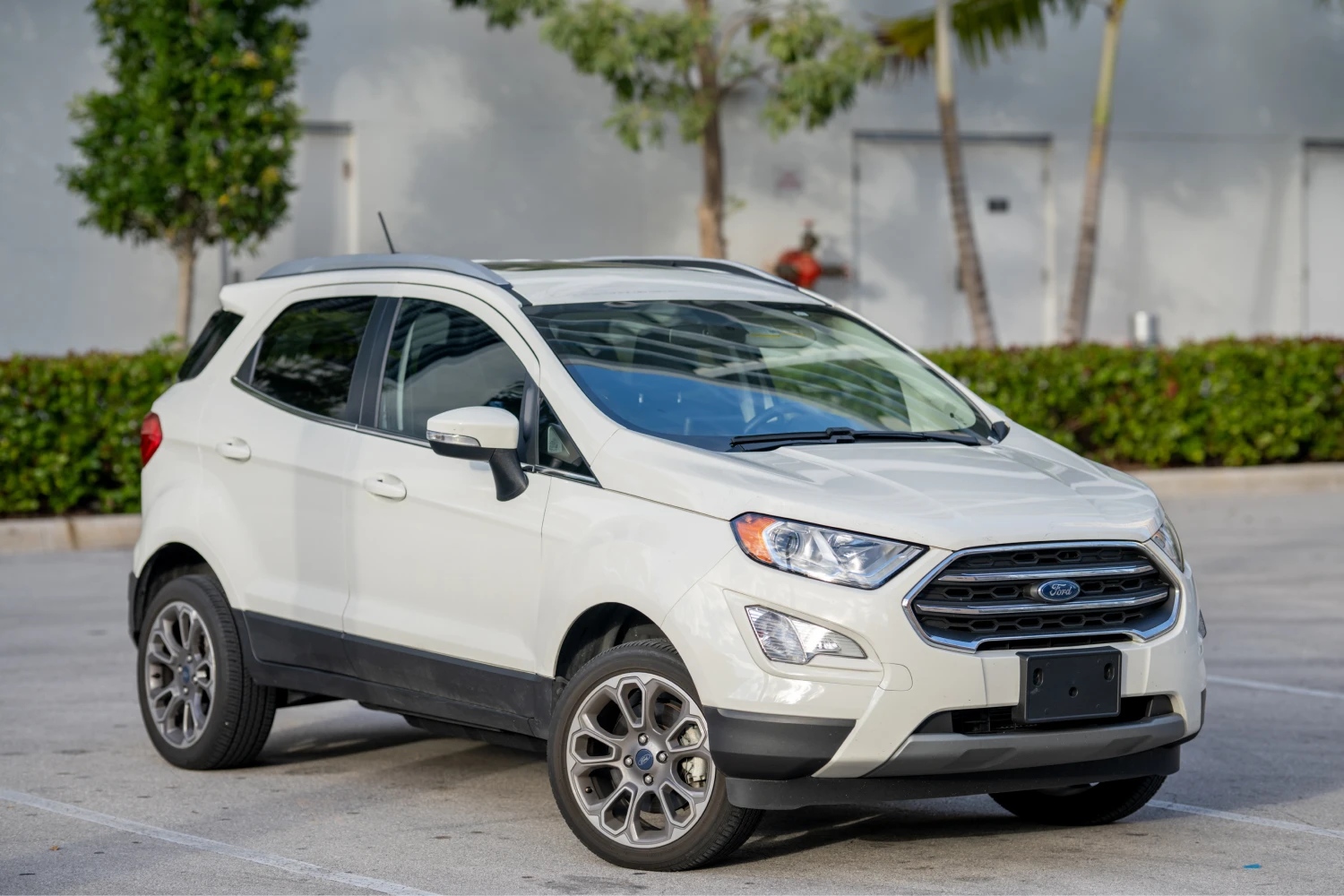 Ford EcoSport organizer for road trip