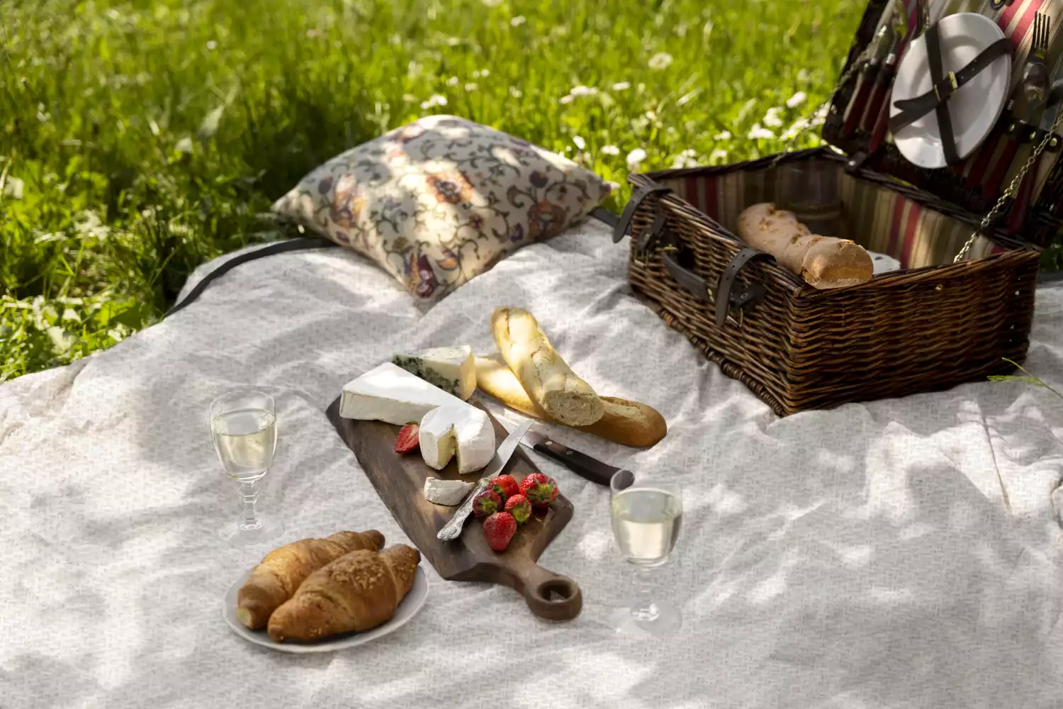 compact picnic blanket