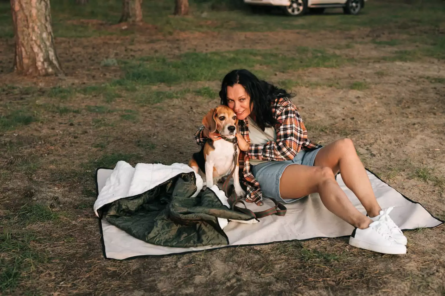 natural picnic blanket