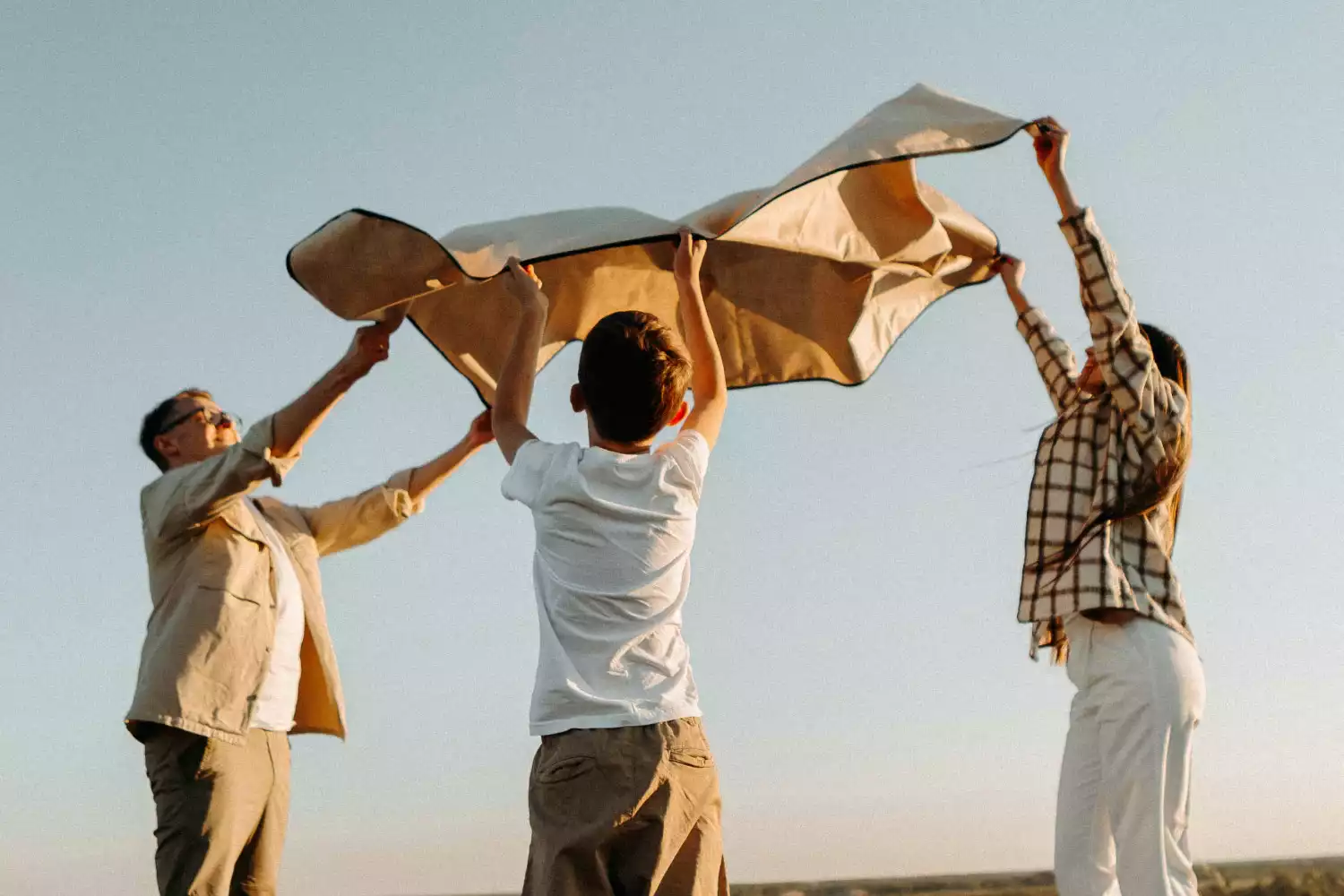 picnic white blanket