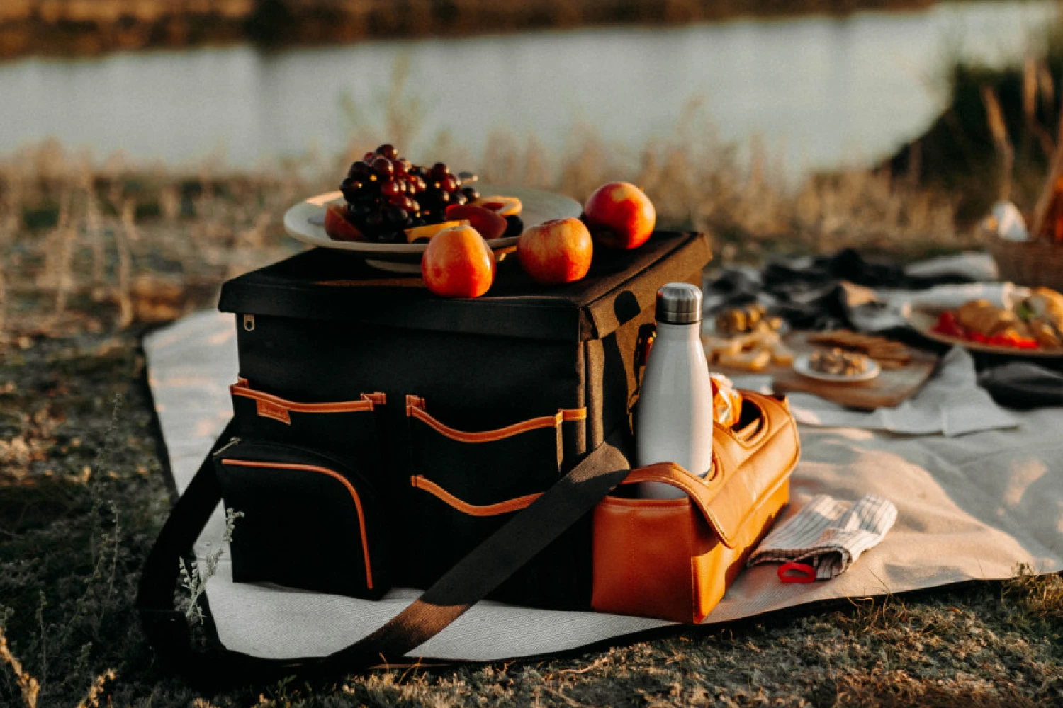 rustic picnic blanket