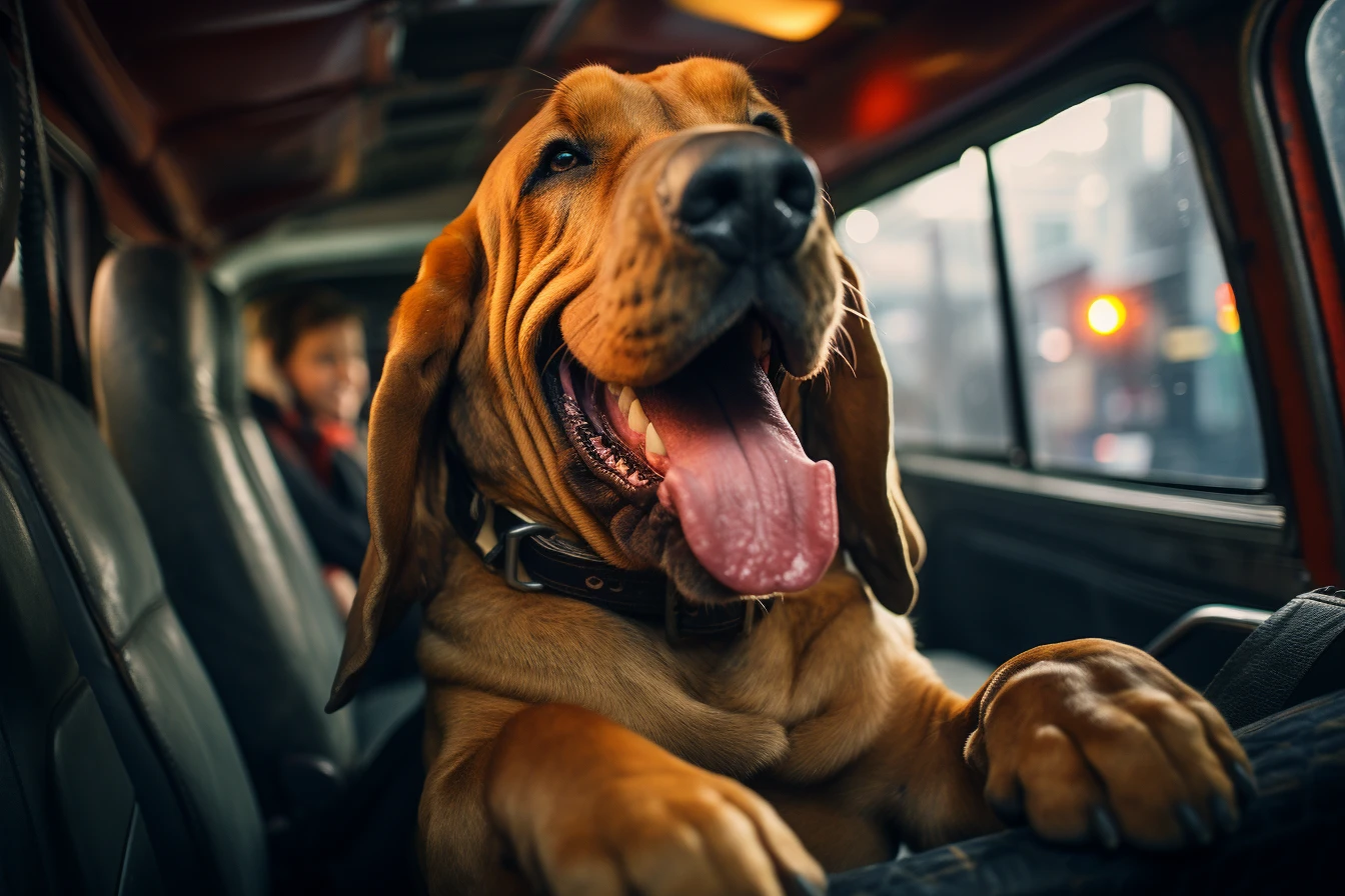 Toyota Prius Dog Safety Belt for Bloodhounds