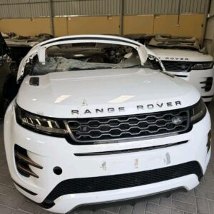 Range Rover Evogue 2021/2022 complete front headlights bumper hood and fenders black and white 2200Euro.